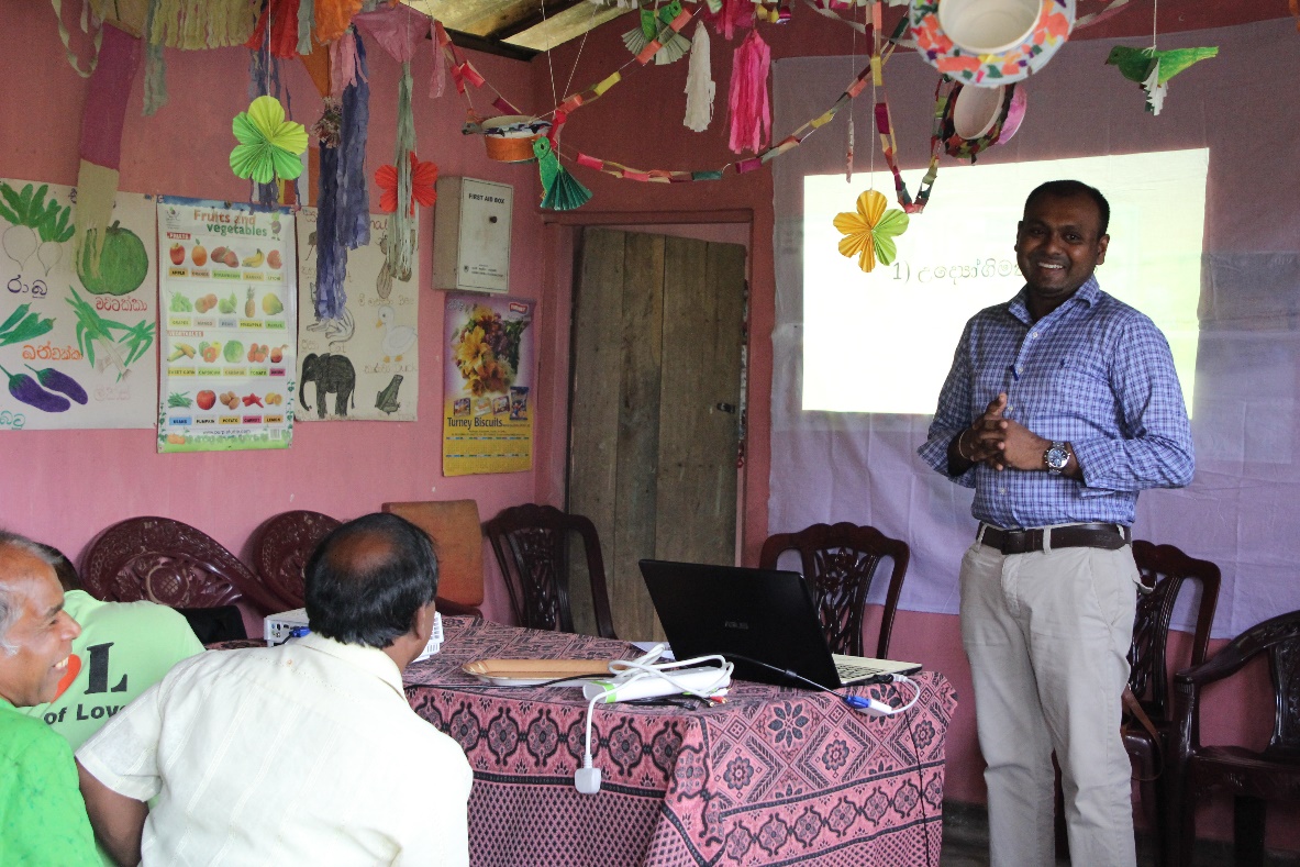 During the session Adding value to service provided by Asela 1
