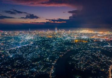 A Night View of Colombo